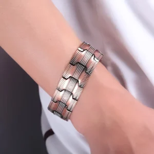 100 Pure Copper Magnetic Therapy Health Bangle Bracelet Unisex