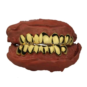 18K Gold Teeth Grillz Hip Hop Jewelry
