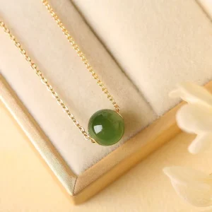 316L Stainless Steel Clover Pendant Necklace Zircon Inlaid