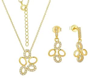 Custom-Made Women’s Luxury 925 Sterling Silver Oval Earring and Necklace Jewelry Set with Cubic Zirconia, Gift for Women