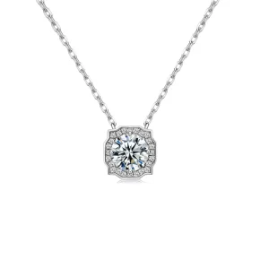 925 Silver Chain DEF VVS Moissanite Necklace for Women
