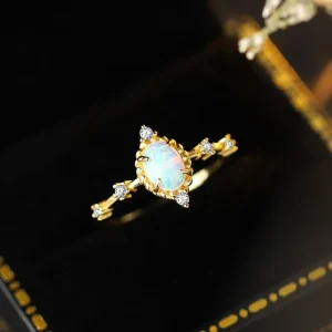 925 Silver Diamond Zircon Custom Wedding Engagement Rings for Women