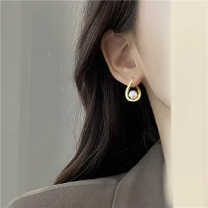 925 Silver Hoop Clip-on Earrings for Women