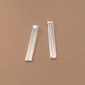 925 Sterling Silver Boxes Chain Tassel Dangle Earrings for Women Girls Party Fine Jewelry