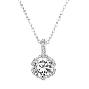 925 Sterling Silver Moissanite Necklace
