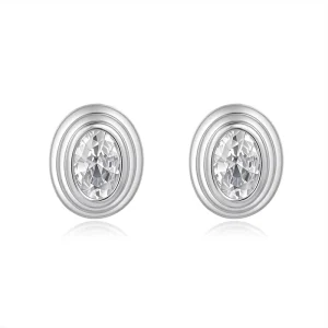 925 Sterling Silver Moissanite Stud Earrings for Women