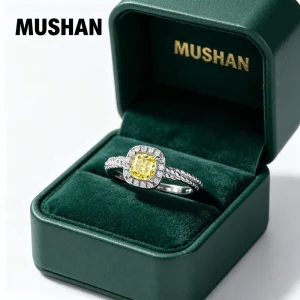 925 Sterling Silver Ring Wedding Band High Carbon Diamond Luxury Jewelry Women Rings Fine Jewelry
