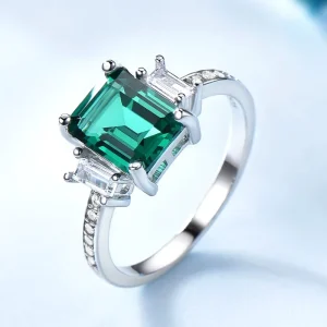 925 Sterling Silver Zirconia Ring Popular Custom Fine Jewelry Rings Engagement Ring