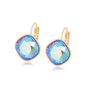 A00611549 Crystal 18K Gold Copper Earrings