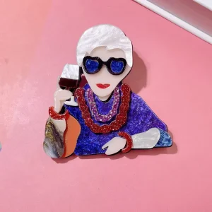 Acrylic Brooch Pin Jewelry for Women