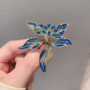 Alloy Flower Brooch for Women