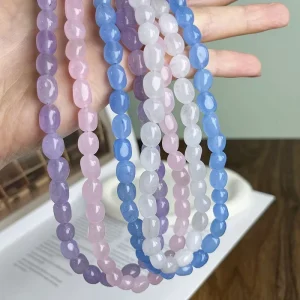 Banquet Accessory Natural Stone Crystal Necklace