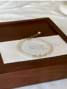 Beaded Pearl Bracelet