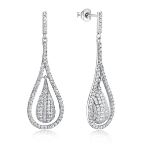 China Manufactured 925 Sterling Silver Pop Dangle Earrings Factory Direct