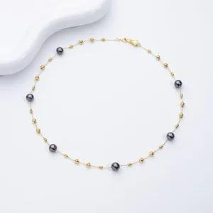 Cultured Freshwater Pearl Necklace Choker 20/24 Inches Strand for Women