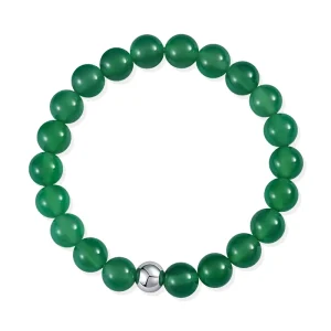 Custom 925 Sterling Silver Beaded Bracelet for Women and Men