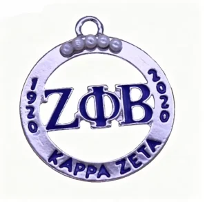Custom Design Sorority ZPB Zeta Phi Beta Pendant Accessories for Necklace and Bracelet Decoration Pendant