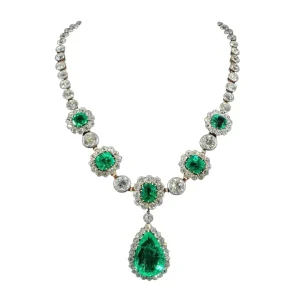 Custom Diamond Setting Service 9K 14K 18K Gold VVS Lab-Grown Diamond Necklace Set