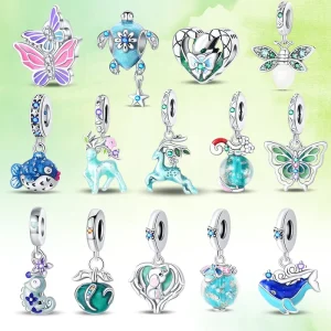 Custom Engraved Glow Pendant Charm for Bracelet
