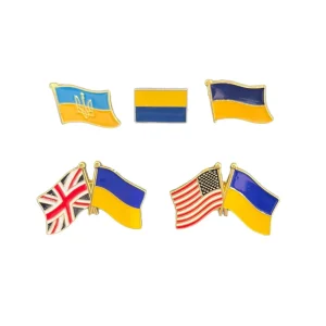 Custom Flag Hard Enamel Pin Brooch