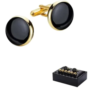 Custom Men’s Cufflinks and Tie Clip Pin Jewelry for Shirts