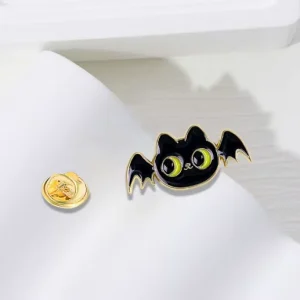 Custom Multicolor Alloy Enamel Brooches in Multiple Shapes for Halloween Outfits
