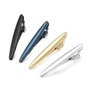 Custom Oval Blank Tie Clip for Men’s Suits and Shirts
