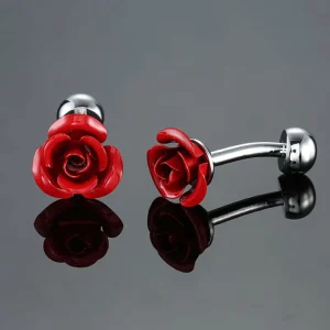 Custom Silver Copper Men’s Blank Cufflinks for Suits and Weddings