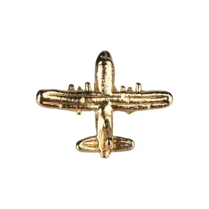 Custom Stainless Steel Enamel Airplane ID Name Badge Pin