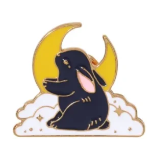 Custom Zinc Alloy Hard Enamel UV-Printed Lapel Pin with Backing Card