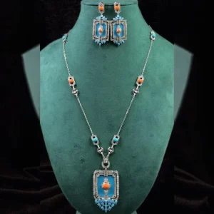 Custom Zircon Gold Plated Jewelry Set for Wedding, Engagement, Anniversary, Classic Style