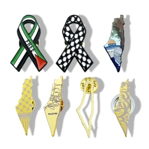 Customized Gifts Brooch Free Palestine Map Fashion Fine Jewelry