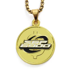 Customized Gold Metal Embossed Logo Soft Enamel Pendants and Charms