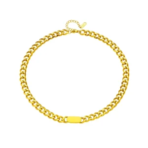 Customized Stainless Steel Pendant Collarbone Chain Necklace