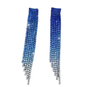 Diamond Tassel Earrings