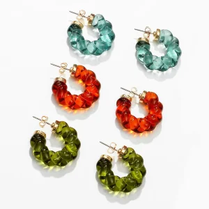 Earrings for Women Fine Jewelry Hoop Stud Earrings