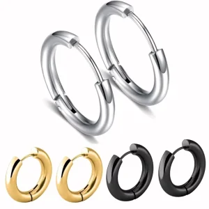 Electroplated Stainless Steel Clip-on Ear Clips Non-fading Japanese Korean-style Natural Earrings