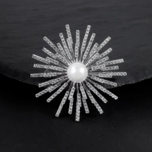 F9909 13mm Freshwater Pearl Brooch