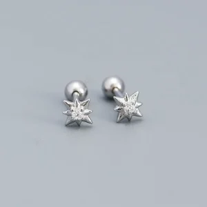 FSE119~FSE120 Pure Silver Earbone Nail Earrings