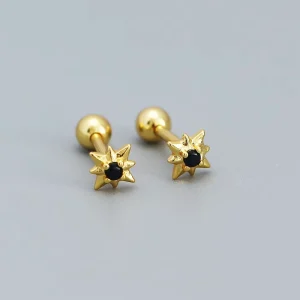 FSE121~FSE122 Pure Silver Earbone Nail Earrings