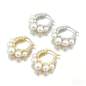 Factory Customized Retro Pearl Stud Earrings