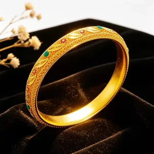 Filigree Leaf Bracelet, OEM/ODM Customization, SZ449