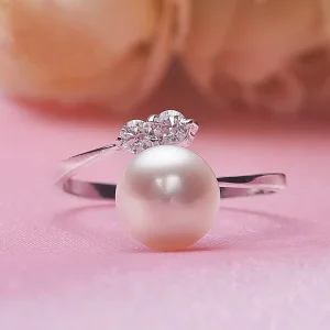 Freshwater Pearl Open Adjustable Ring