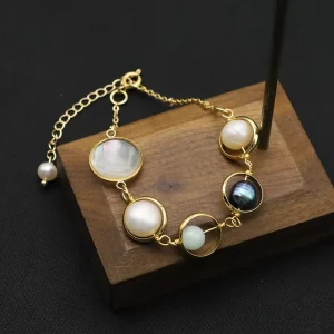 Freshwater Pearl Statement Bracelet with Large Pearls