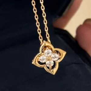 Gold Chain Modern Style Necklace for Young Girls