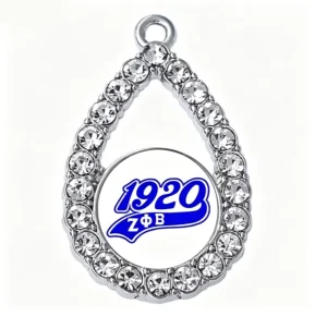 Greek Fraternity Teardrop Pendant Accessory