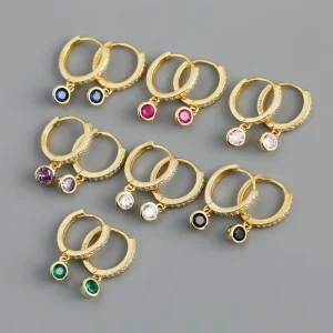High Quality 925 Sterling Silver Fine Cuff Earrings Waterproof Hoop Earrings Jewelry for Women