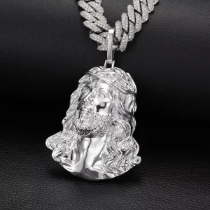 Hip Hop Jesus Pendant Necklace for Men