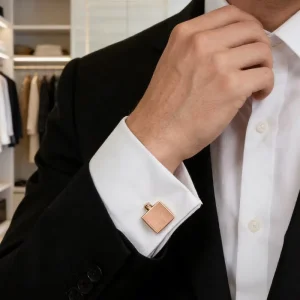 Hot Selling Fashion Stainless Steel Cufflinks and Tie Clip Set for Men Business Anniversary Gift Quick Ship