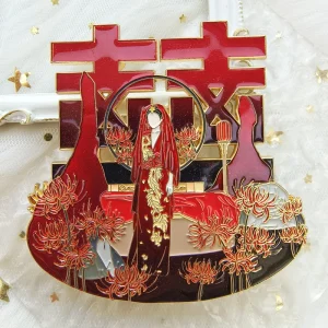 Manufacturer Custom Gold-Plated Hard Enamel Lapel Pins Zinc/Brass Gradient Translucent Design